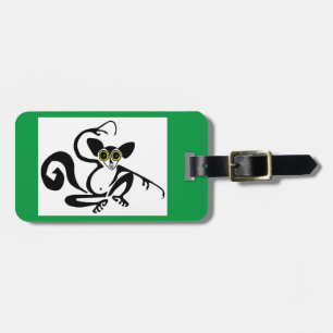 Cool graphic AYE-AYE - Endangered animal- Green Luggage Tag
