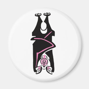 Cool graphic- Black BAT - Halloween- Wildlife  Magnet