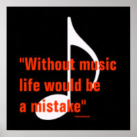 cool graphic musical note design