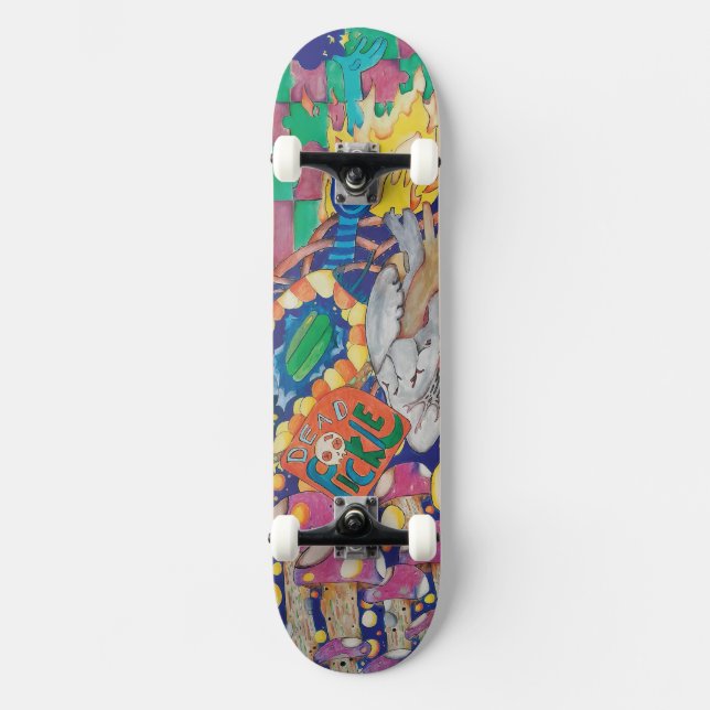 cool graphic skate board (Front)