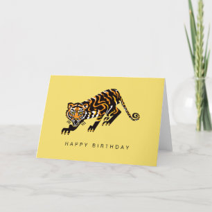 Cool Graphic- TIGER - Wildlife - Nature Card