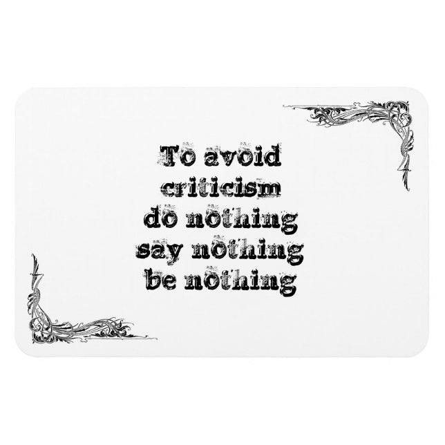 Cool great simple wisdom philosophy tao sentence magnet (Horizontal)