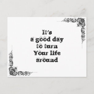 Cool great simple wisdom philosophy tao sentence postcard