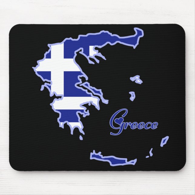 Cool Greece Mouse Mat (Front)