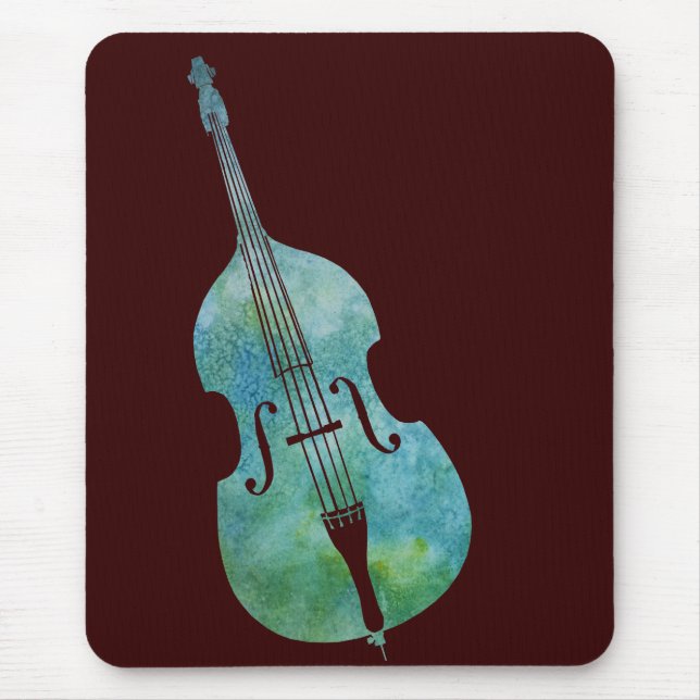 Cool Green Bass Mouse Mat (Front)