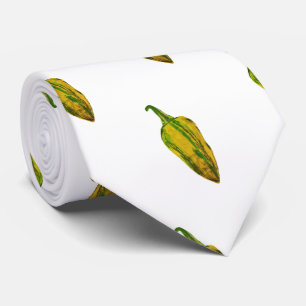 Cool Green Chilli Peppers Tie