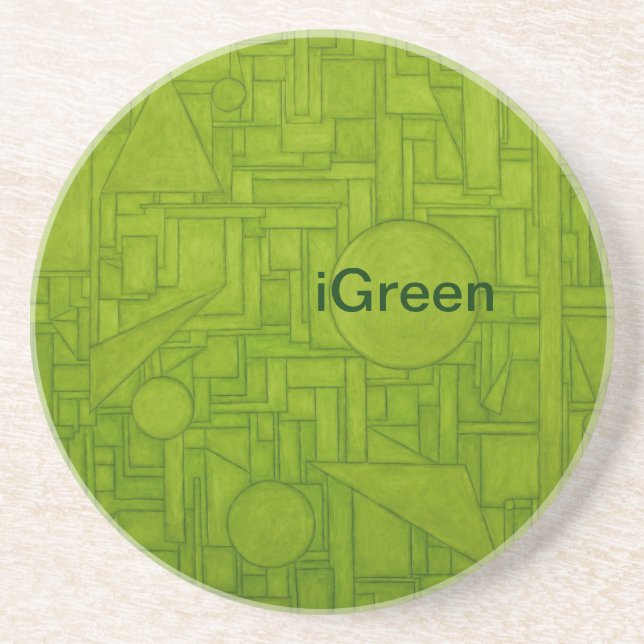 Cool Green Coaster! Coaster (Front)
