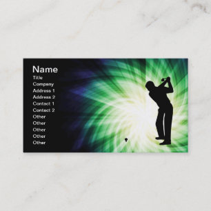 Cool Green Golf Business Card