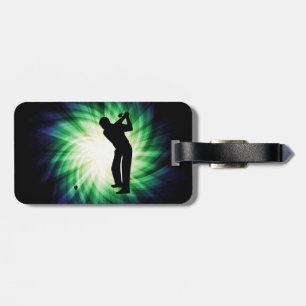 Cool Green Golf Luggage Tag