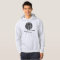 cool grey business sweatshirt brand logo on back