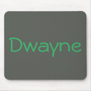 Cool Grey Green Monogrammed Personalised Mouse Mat