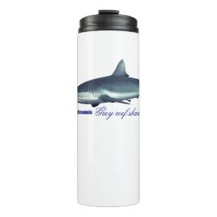 Cool Grey reef shark Thermal Tumbler