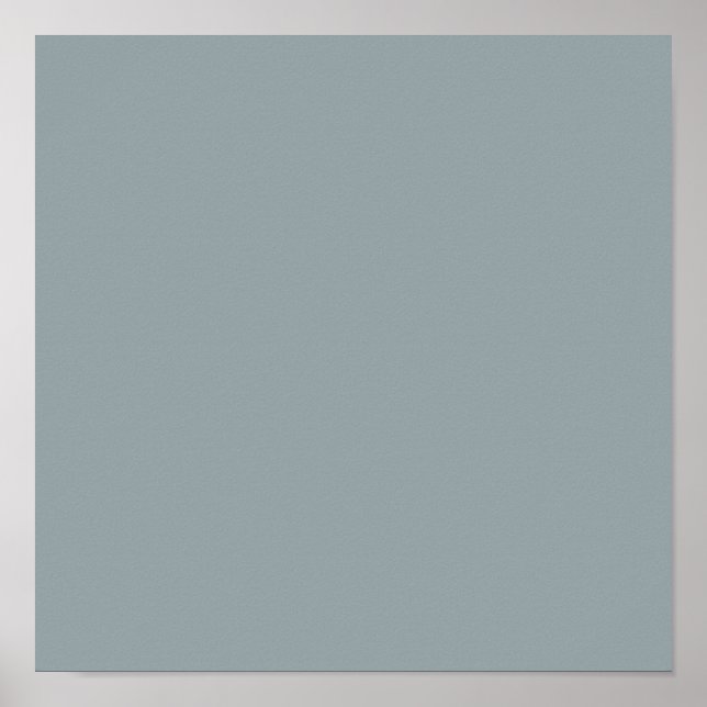 Cool grey (solid colour) poster (Front)