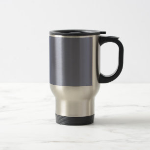 Cool Grey Stainless Steel Travel Mug