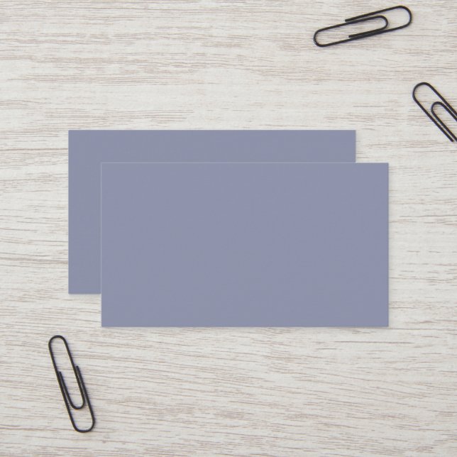 Cool Grey Standard Business Card (Front/Back In Situ)