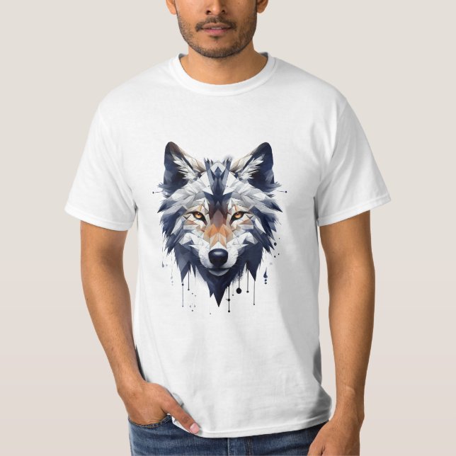 Cool grey wolf  T-Shirt (Front)