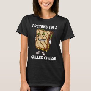 Cool Grilled Cheese Art For Men Women Sandwich Bre T-Shirt