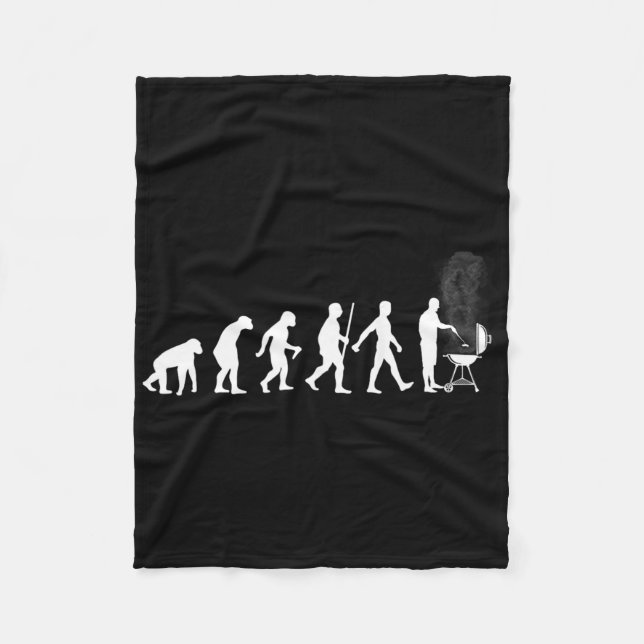 Cool Grilling For Men Women Bbq Grill Byrbeque Mea Fleece Blanket (Front)