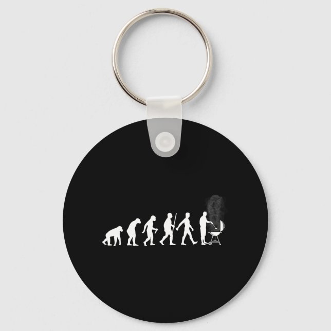Cool Grilling For Men Women Bbq Grill Byrbeque Mea Key Ring (Front)