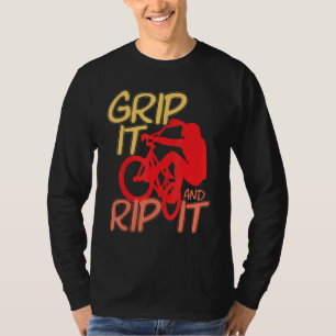 Cool Grip It Bmx And Rip It Bmx Riding Bmx Bike Bm T-Shirt