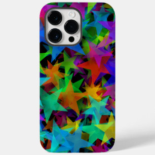 Cool Groovy Rainbow Stars Case-Mate iPhone 14 Pro Max Case