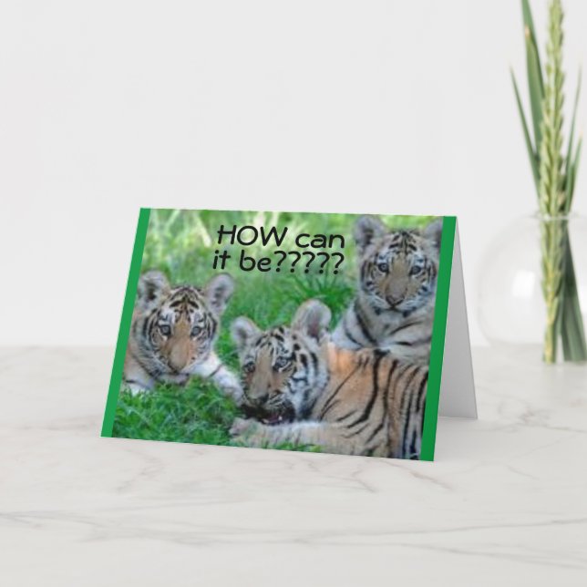 COOL "GROUP 70th BIRTHDAY CARD" BIRTHDAY Card (Front)