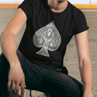 Cool Grunge Retro Artistic Poker Ace Of Spades