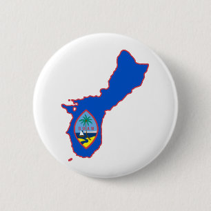 Cool Guam 6 Cm Round Badge