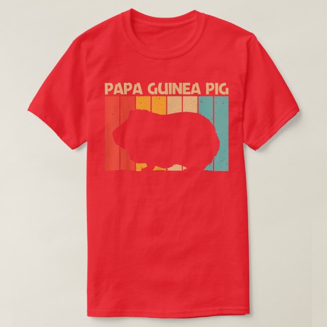 Cool Guinea Pig Design For Men Boys Cavy Pet Roden T-Shirt (Design Front)