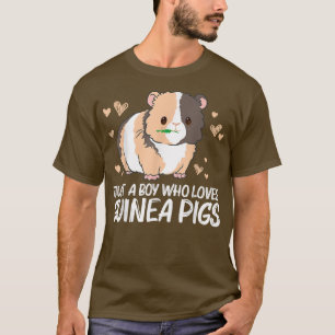 Cool Guinea Pig For Boys Kids Wheek Fluffy Cavy Pe T-Shirt