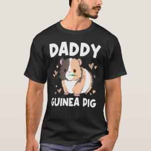 Cool Guinea Pig For Men Dad Wheek Fluffy Cavy Pet T-Shirt