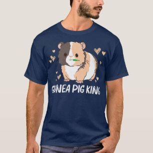 Cool Guinea Pig For Men Dad Wheek Fluffy Cavy Pet T-Shirt