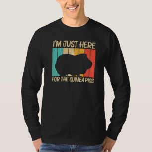 Cool Guinea Pig For Men Women Cavy Pet Rodent T-Shirt