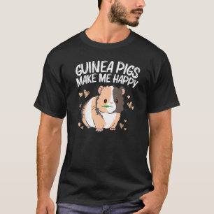 Cool Guinea Pig For Men Women Wheek Fluffy Cavy Pe T-Shirt