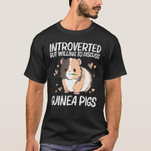 Cool Guinea Pig For Men Women Wheek Fluffy Cavy Pe T-Shirt