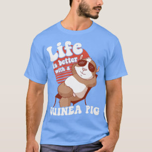 Cool Guinea Pig Lover Gifts Cavy Pet Rodent Vintag T-Shirt