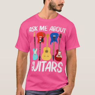 Cool Guitar Design For Men Women Band Player Music T-Shirt