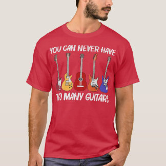 Cool Guitar For Men Women Guitar Player Electric G T-Shirt