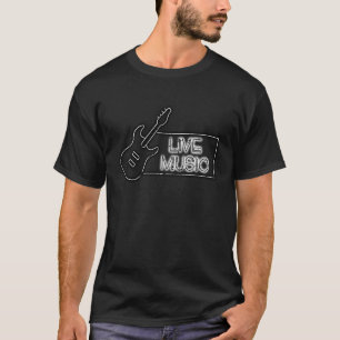 Cool Guitar Live Music Guitarist Guitars Player T-Shirt