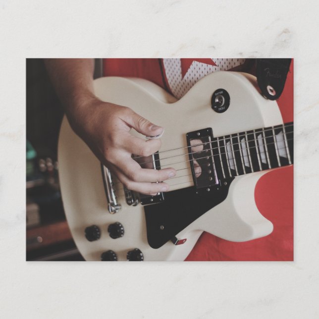 Cool Guitar Postcard (Front)
