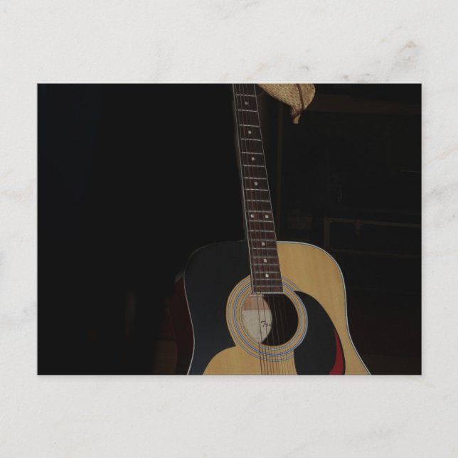 Cool Guitar Postcard (Front)