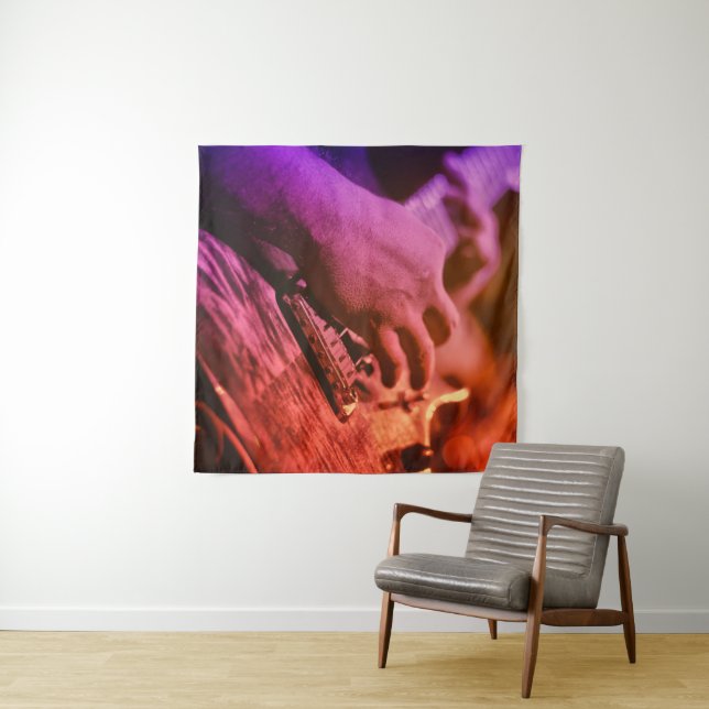Cool Guitar Tapestry (In Situ)