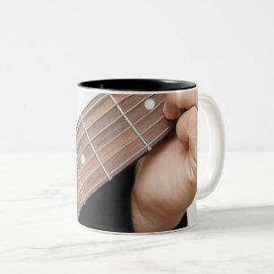 Cool Guitar Two-Tone Coffee Mug