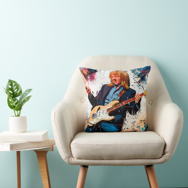 cool guitarist cushion (Chair)