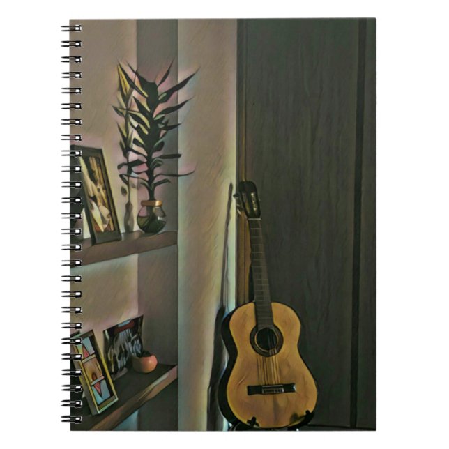 Cool guitarist gift notebook (Front)