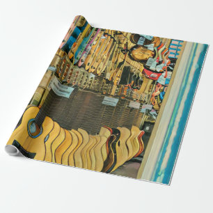 Cool guitarist gifts wrapping paper