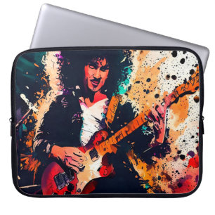 cool guitarist laptop sleeve