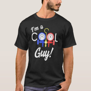 Cool Guy Air Conditioner Repair AC Tech Heating Co T-Shirt