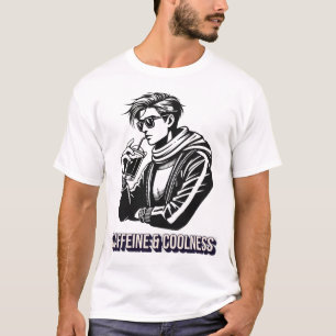 Cool Guy with Shades and Drink - Urban Style Art T-Shirt