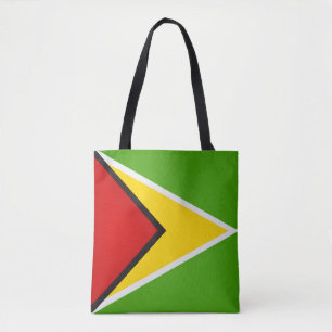Cool Guyana Flag Fashion Tote Bag